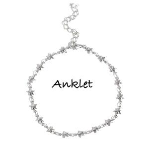 Silver Star Anklet